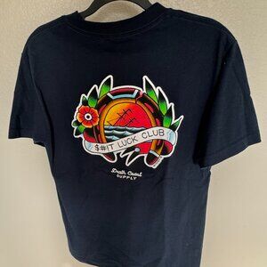 Death Coast Men's T-Shirt, size M, $#!T LUCK CLUB